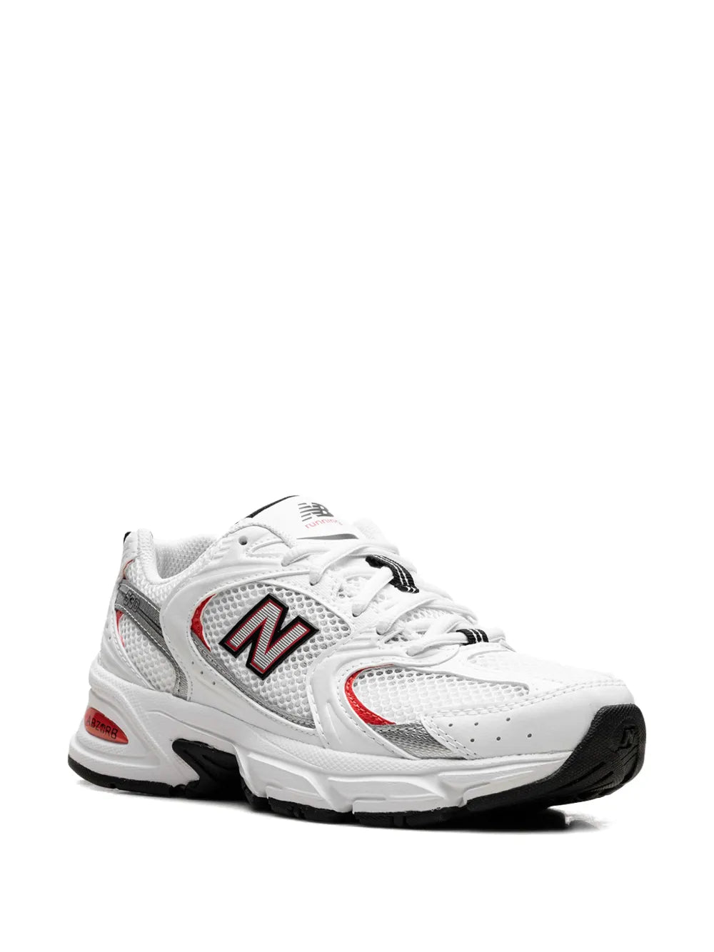 New Balance 530 White/Blast Red Sneakers Grazuv Mart