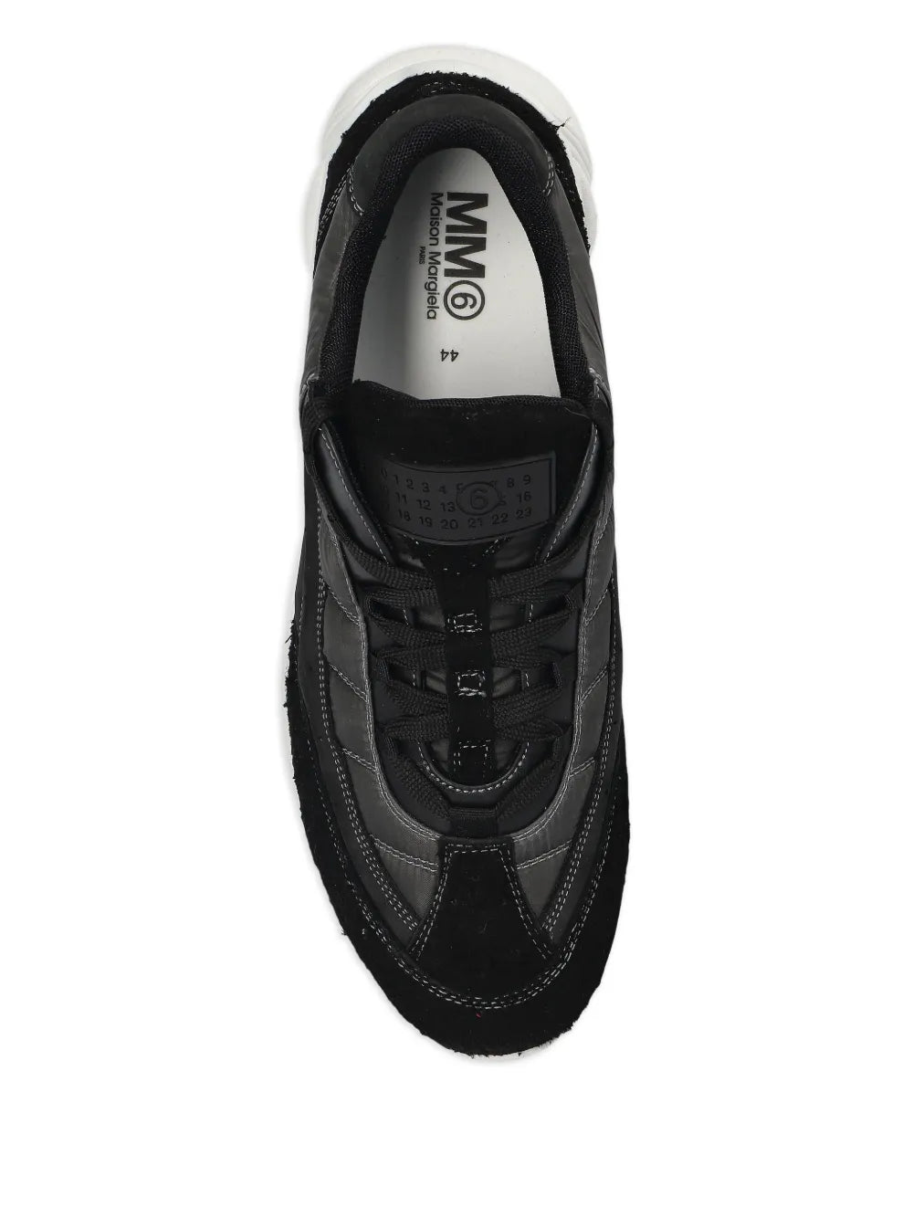 Mm6 Maison Margiela Panelled Sneakers Grazuv Mart