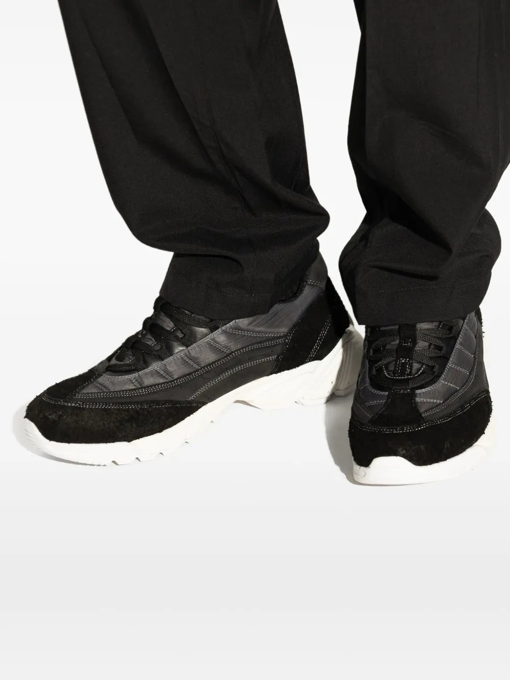 Mm6 Maison Margiela Panelled Sneakers Grazuv Mart