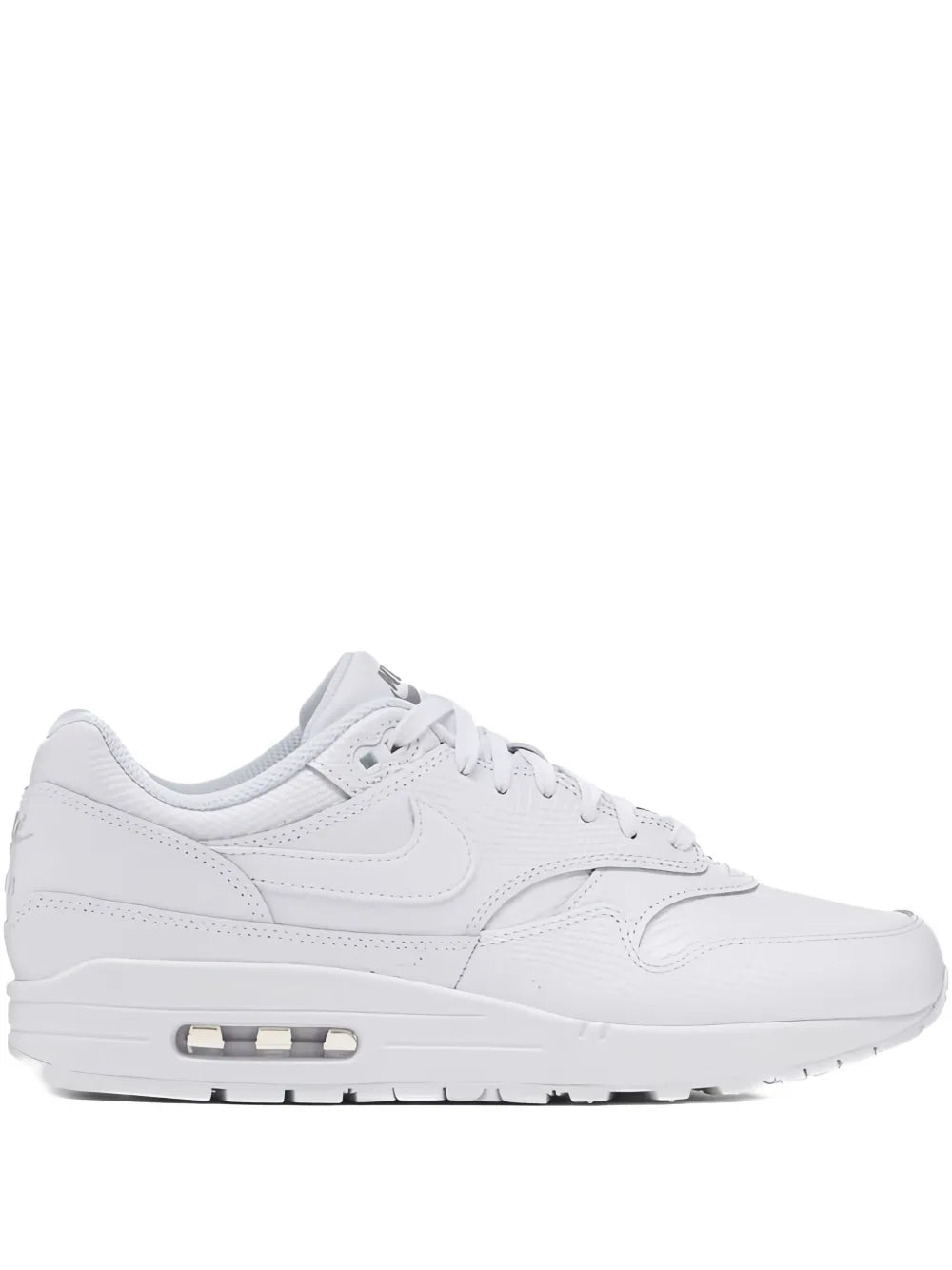 Nike Air Max 1 Premium White Snakeskin Sneakers Grazuv Mart