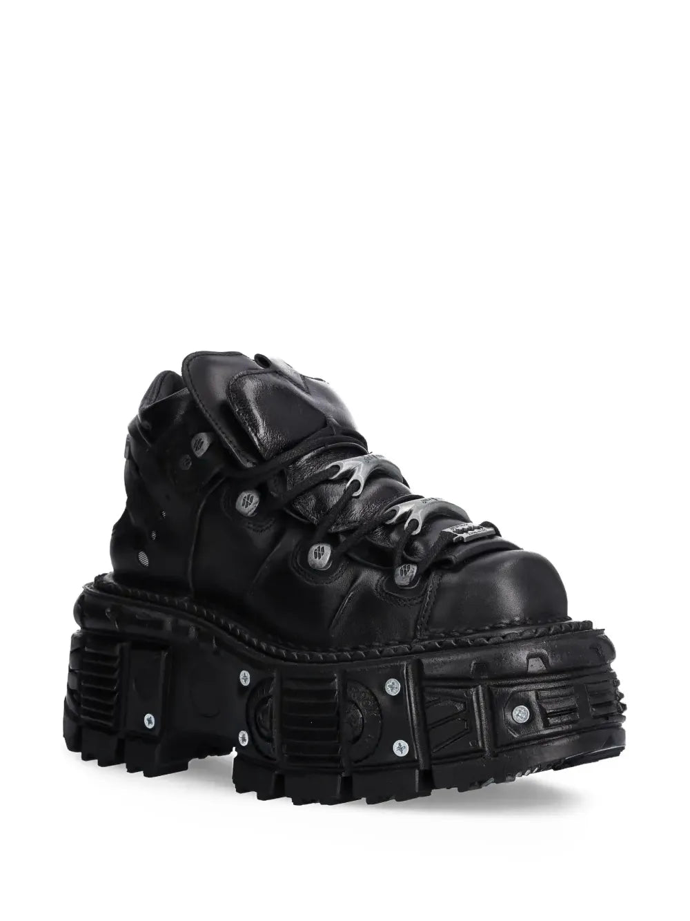 New Rock Lace-Up Platform Sneakers Grazuv Mart