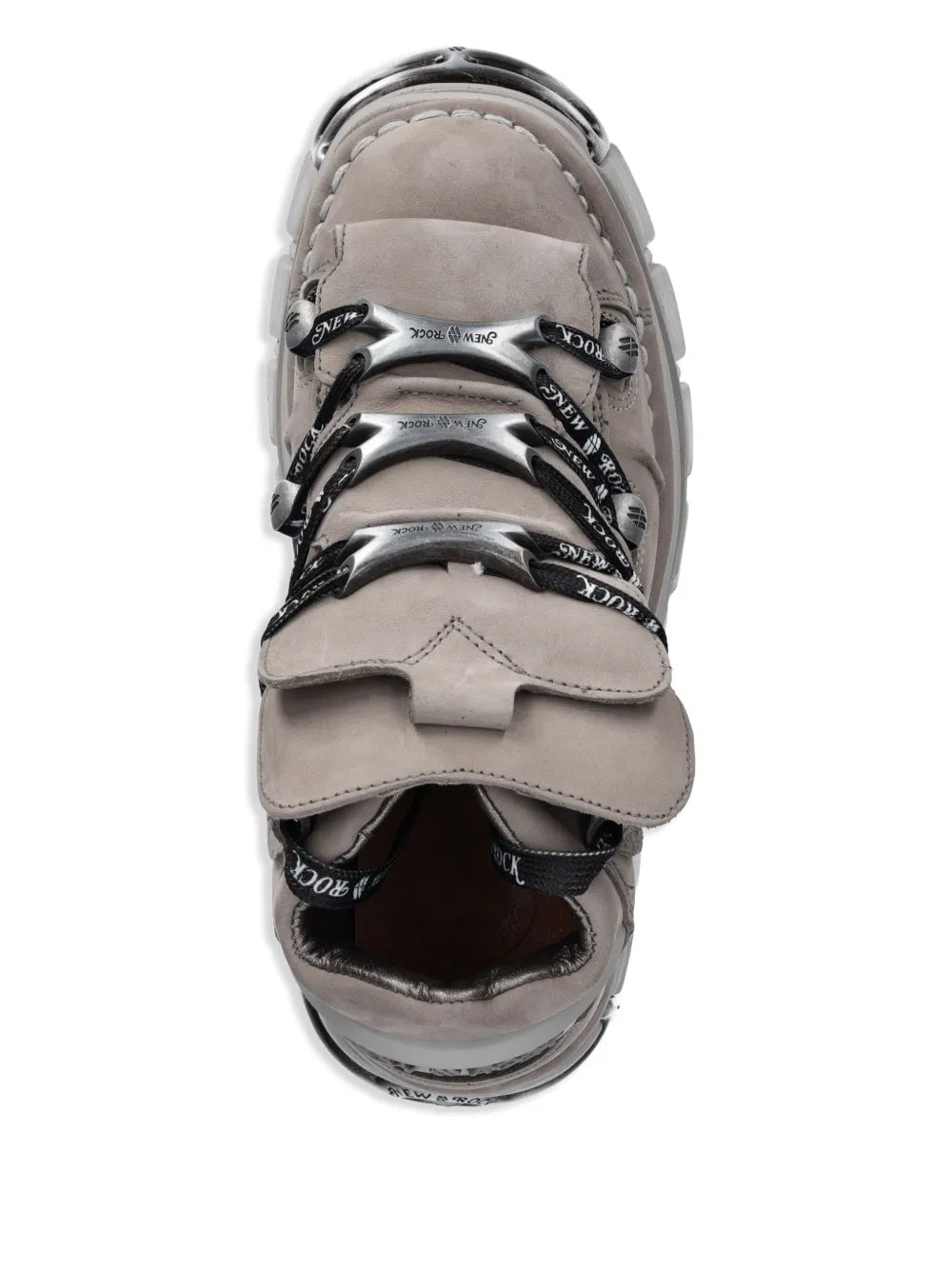New Rock Lace-Up Platform Sneakers Grazuv Mart