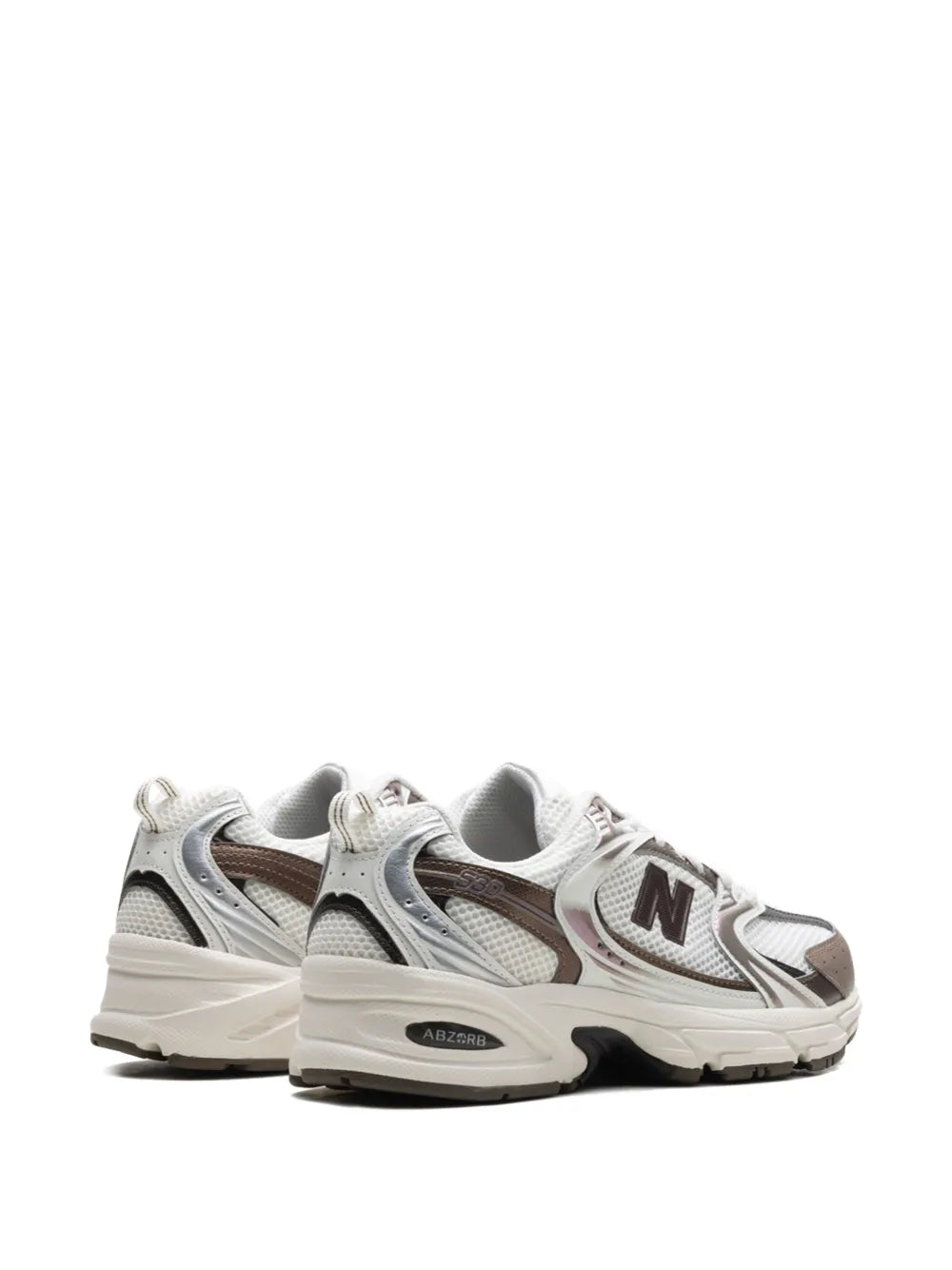 New Balance 530 White/Brown Sneakers Grazuv Mart