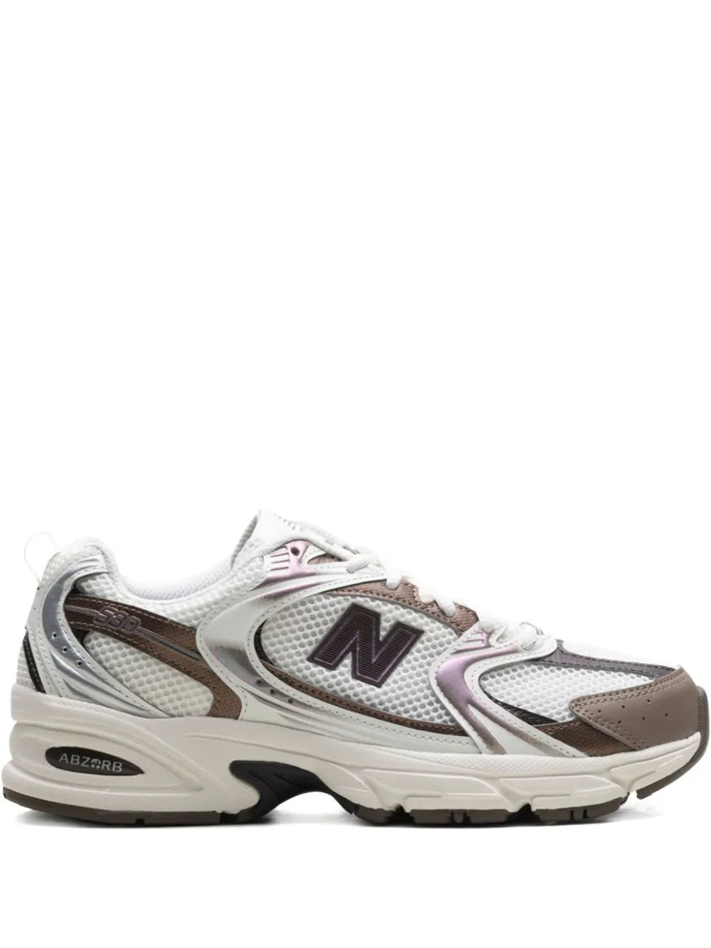 New Balance 530 White/Brown Sneakers Grazuv Mart