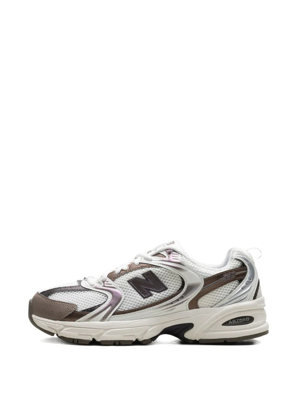 New Balance 530 White/Brown Sneakers Grazuv Mart