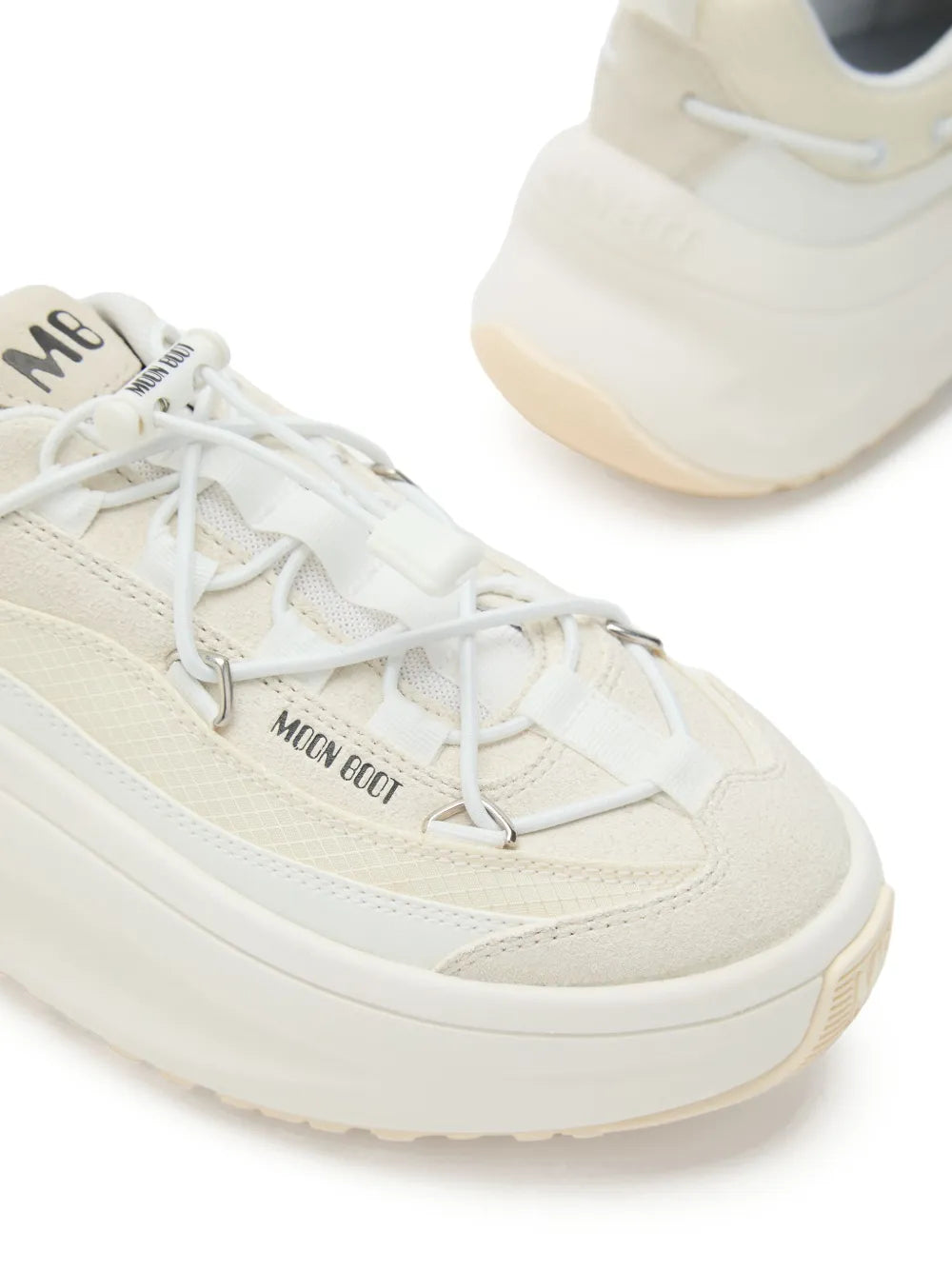 Moon Boot Logo-Embellished Lace-Up Sneakers Grazuv Mart