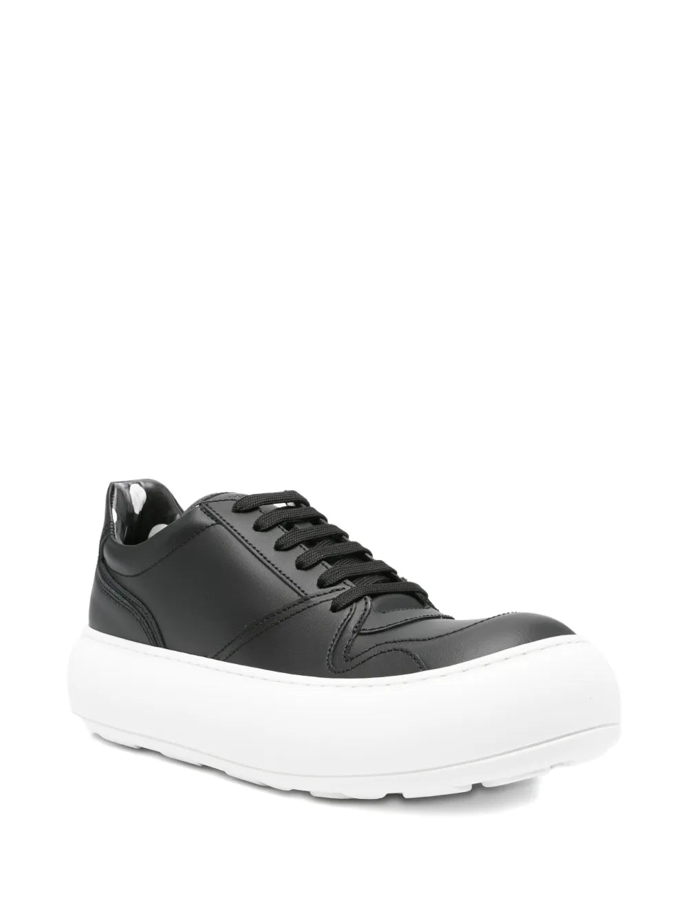 Moschino Leather Platform Sneakers Grazuv Mart