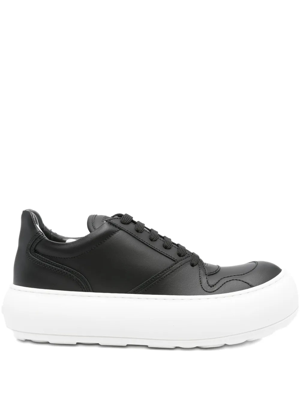 Moschino Leather Platform Sneakers Grazuv Mart