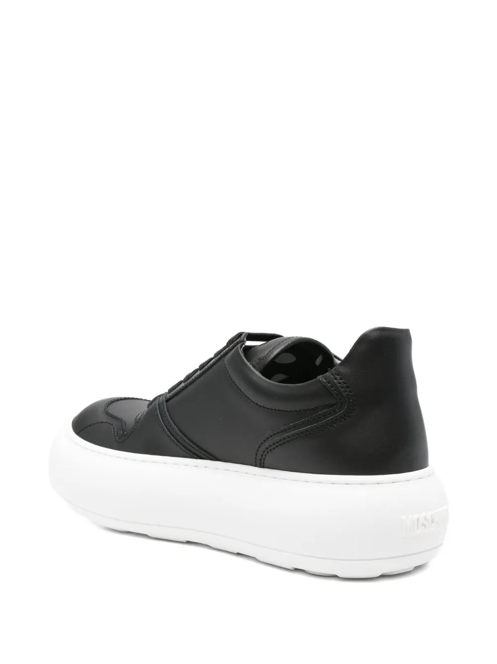 Moschino Leather Platform Sneakers Grazuv Mart