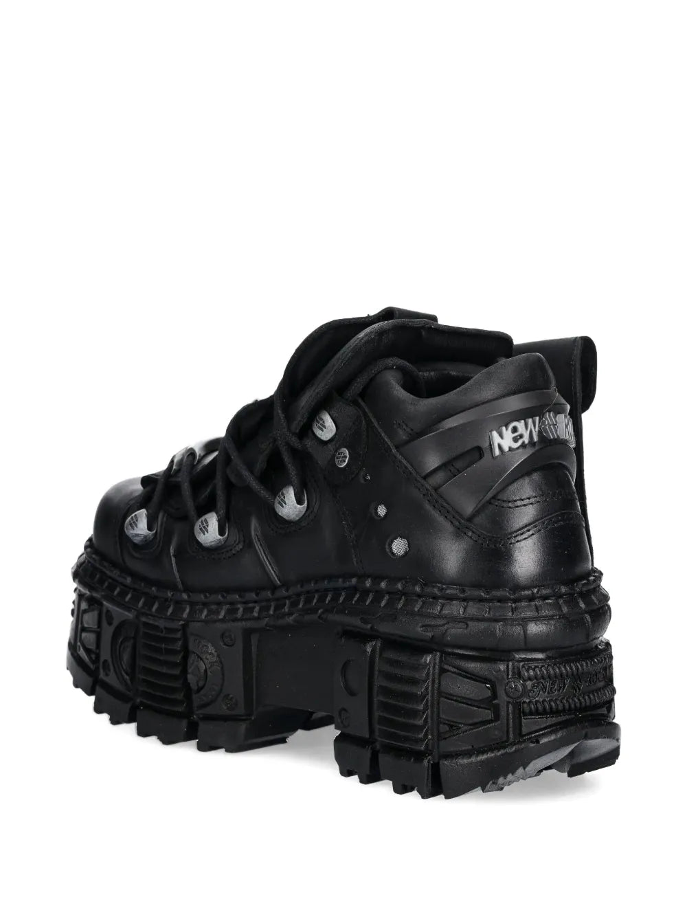 New Rock Pocket-Detail Platform Sneakers Grazuv Mart