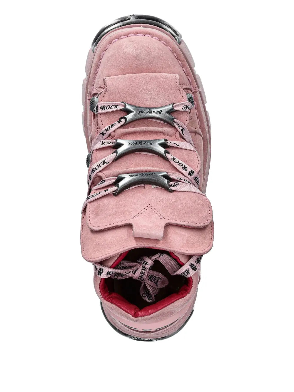 New Rock M-106-C158 Lace-Up Platform Trainers Grazuv Mart