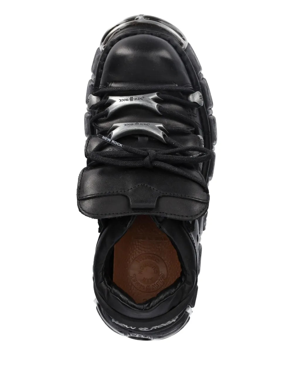 New Rock M-120N-C26 Lace-Up Platform Trainers Grazuv Mart