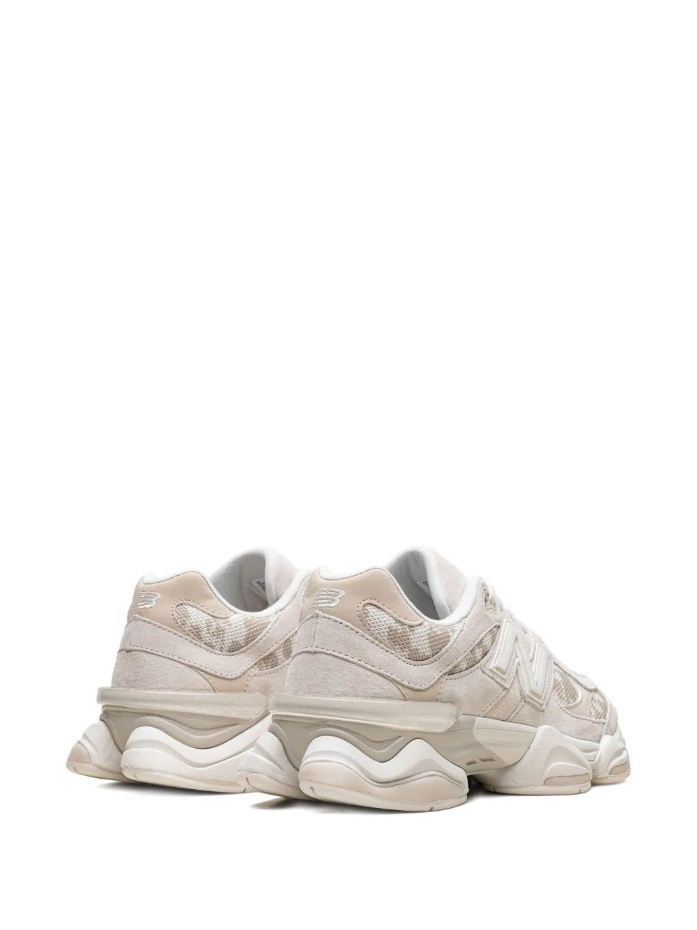 New Balance 9060 Cream Leopard Trainers Grazuv Mart