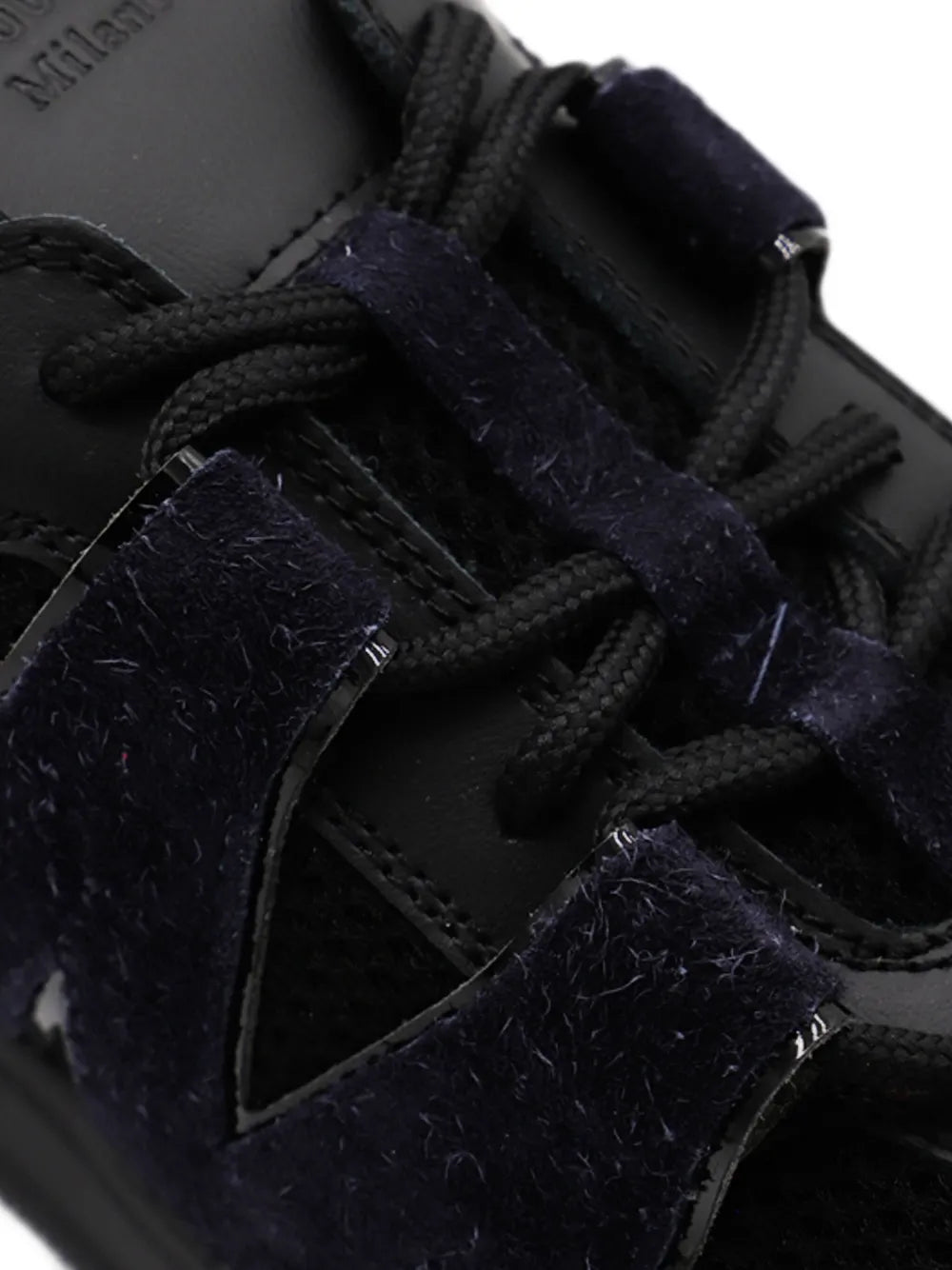 Moschino Lace-Up Suede Sneakers Grazuv Mart