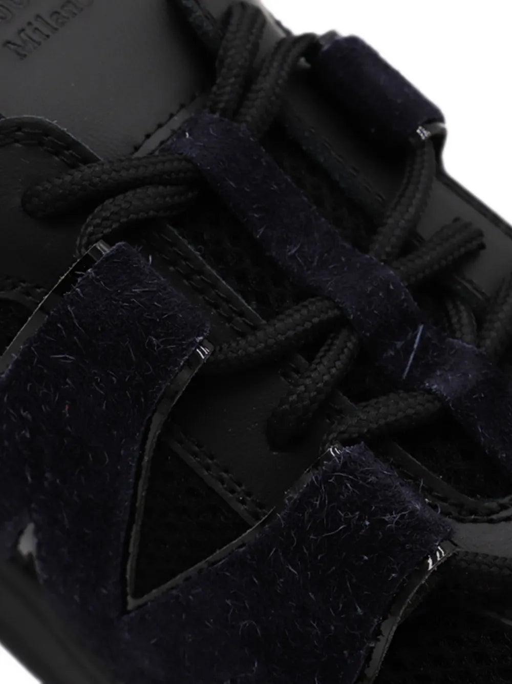 Moschino Lace-Up Suede Sneakers Grazuv Mart
