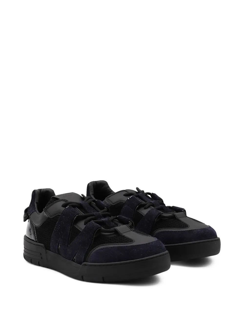 Moschino Lace-Up Suede Sneakers Grazuv Mart