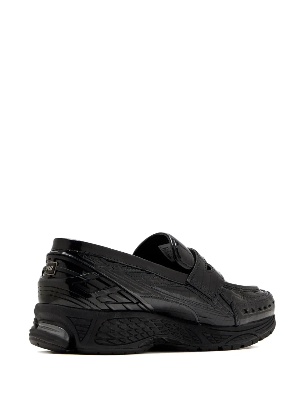 New Balance Crocodile-Effect Slip-On Sneakers Grazuv Mart