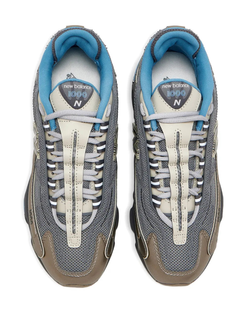 New Balance 1000 Metallic-Mesh Sneakers Grazuv Mart