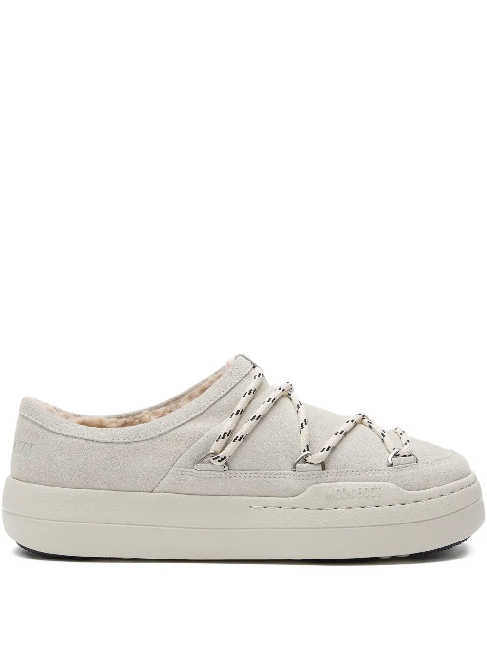 Moon Boot Park Lace-Up Shearling Slip-Ons Grazuv Mart