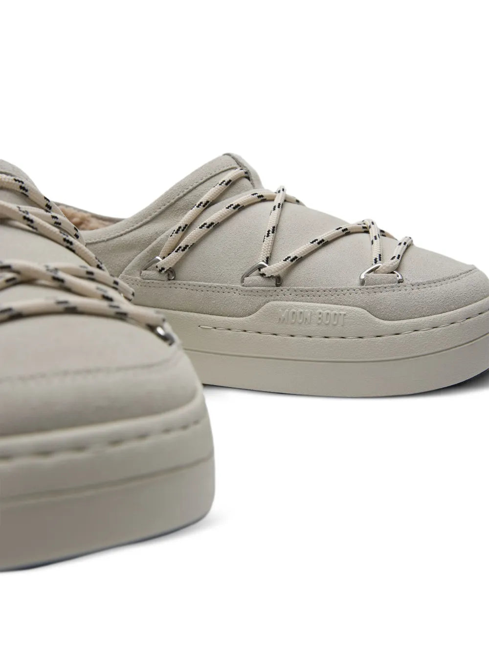 Moon Boot Park Lace-Up Shearling Slip-Ons Grazuv Mart