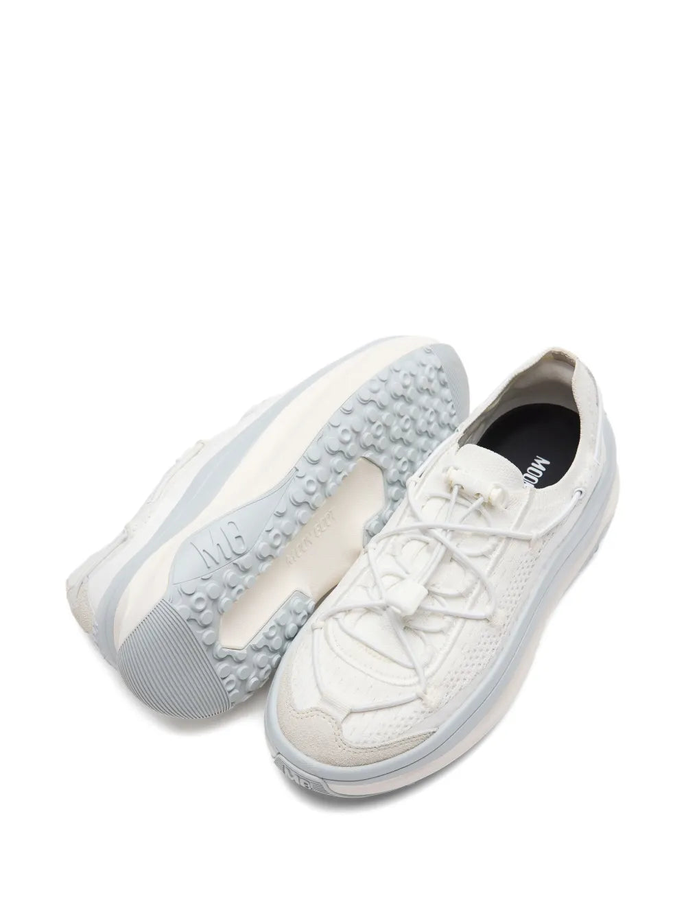 Moon Boot Lace-Up Knitted Sneakers Grazuv Mart