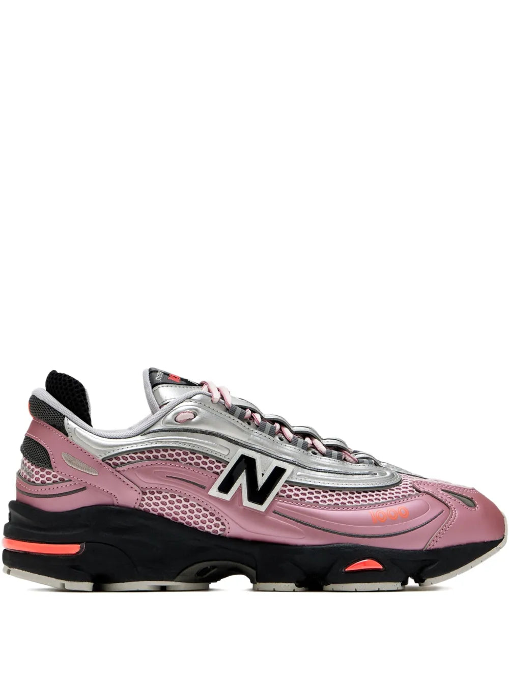New Balance 1000 Metallic Lace-Up Sneakers Grazuv Mart