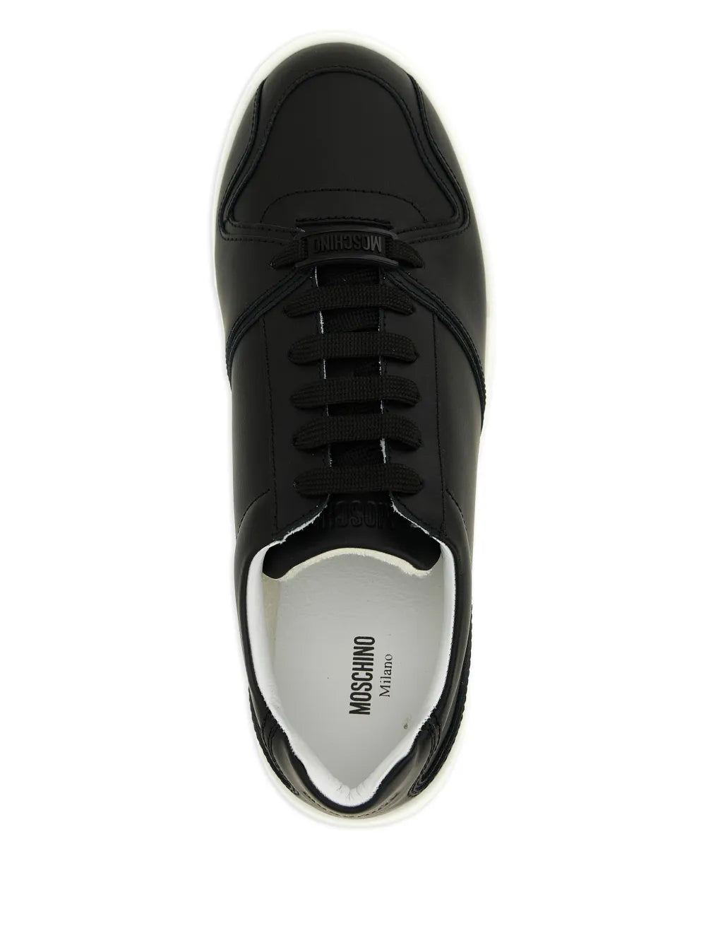 Moschino Logo-Plaque Sneakers Grazuv Mart