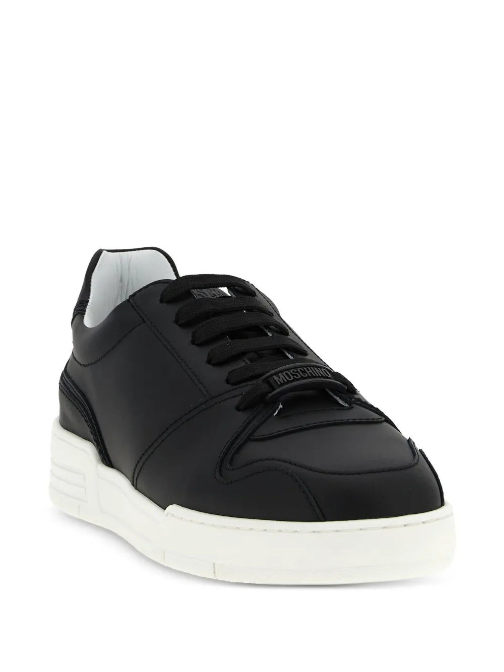 Moschino Logo-Plaque Sneakers Grazuv Mart