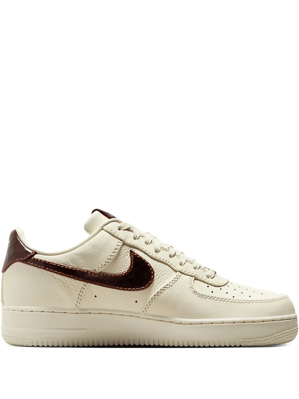 Nike Air Force 1 Low 07 Soft Pearl Brown Croc Sneakers Grazuv Mart