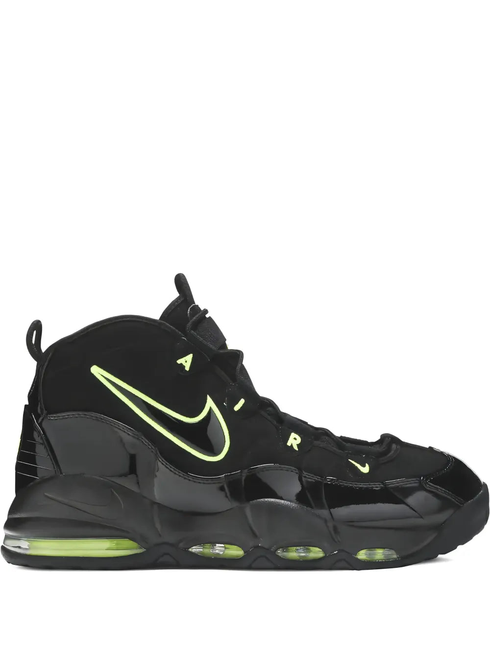 Nike Air Max Uptempo Black Volt Sneakers Grazuv Mart