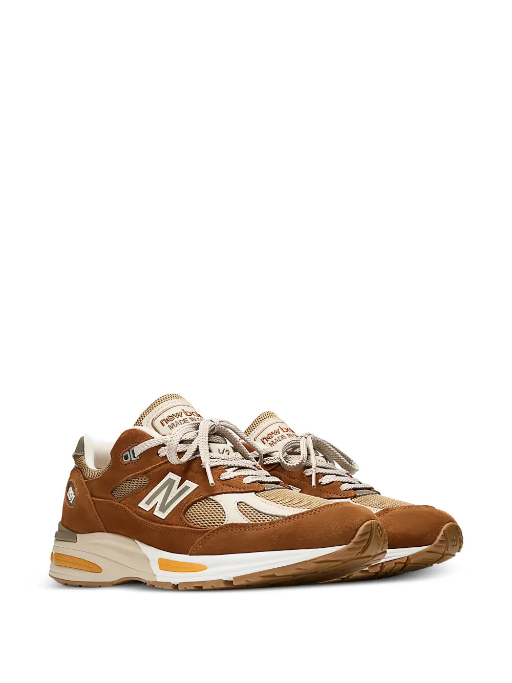 New Balance 991V2 Panelled Low-Top Sneakers Grazuv Mart