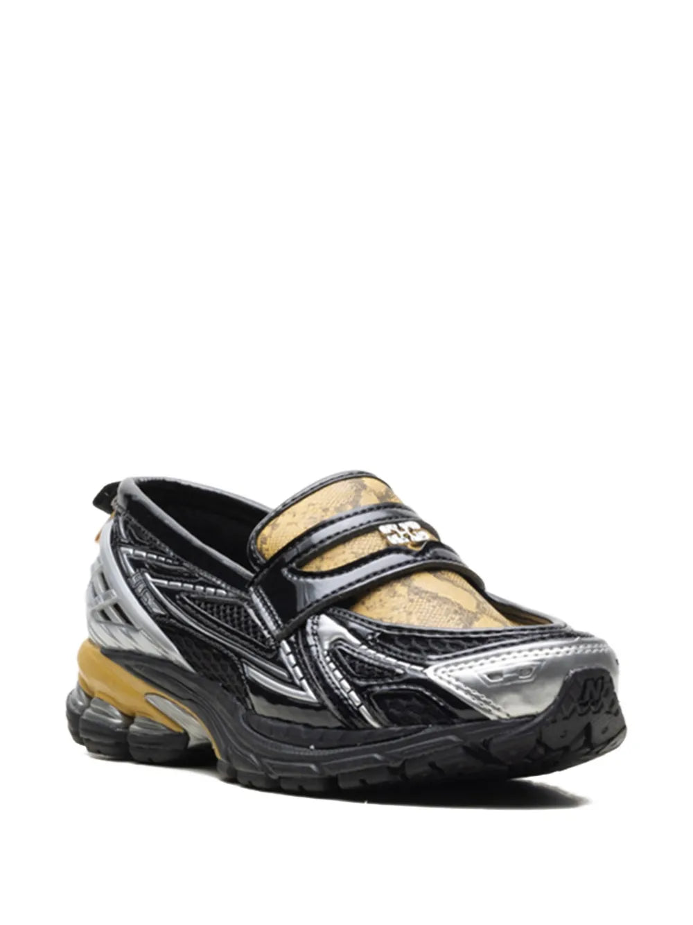 New Balance X Ganni 1906L Snake-Print Sneakers Grazuv Mart