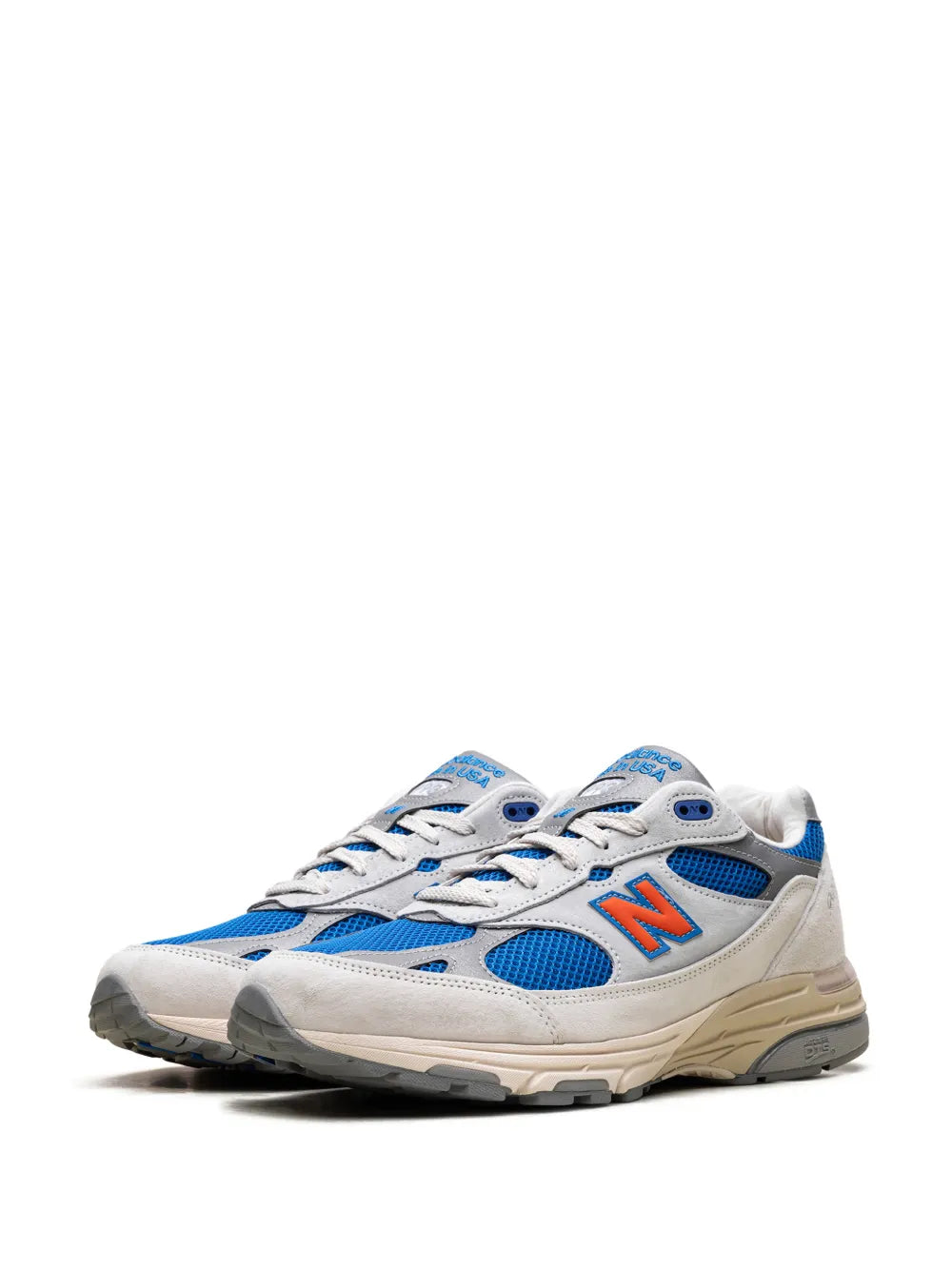 New Balance X Kith 993 Knicks Pack Home Lace-Up Sneakers Grazuv Mart