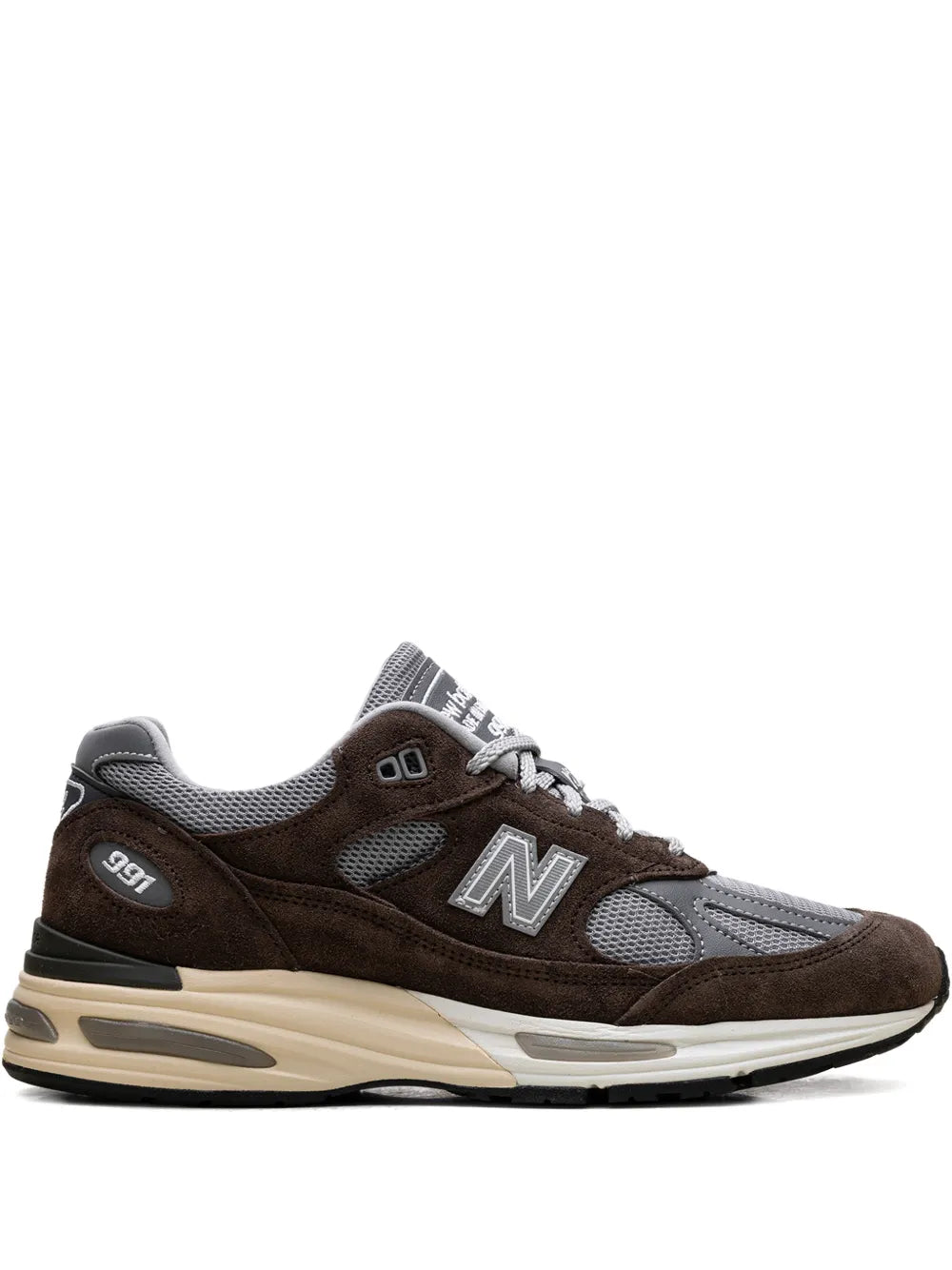 New Balance 991V2 Logo-Patch Sneakers Grazuv Mart