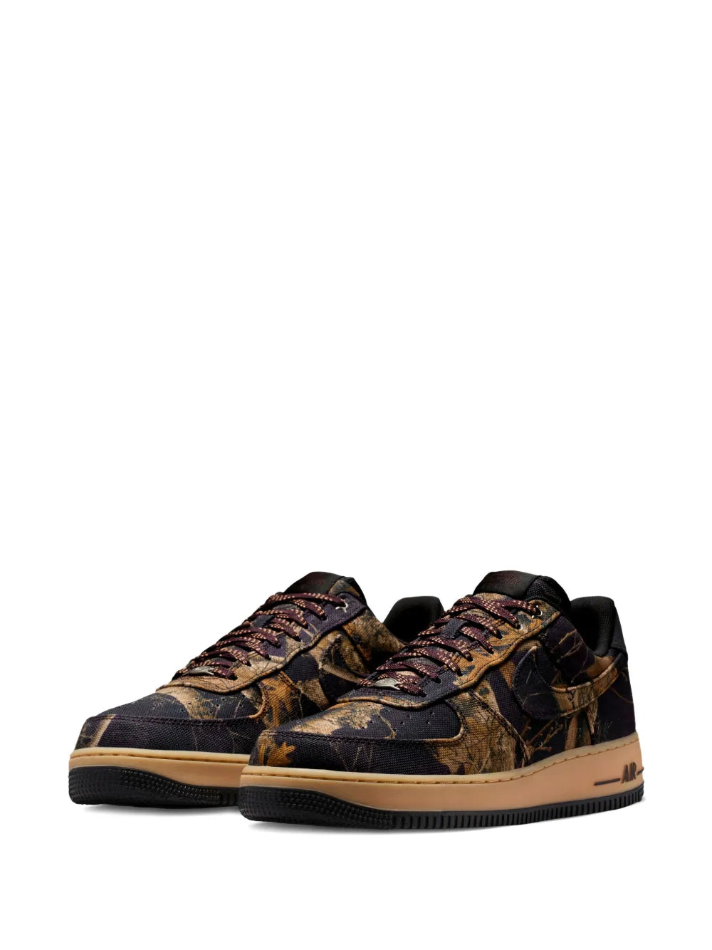 Nike Air Force 1 07 Real Tree Lace-Up Fastening Sneakers Grazuv Mart