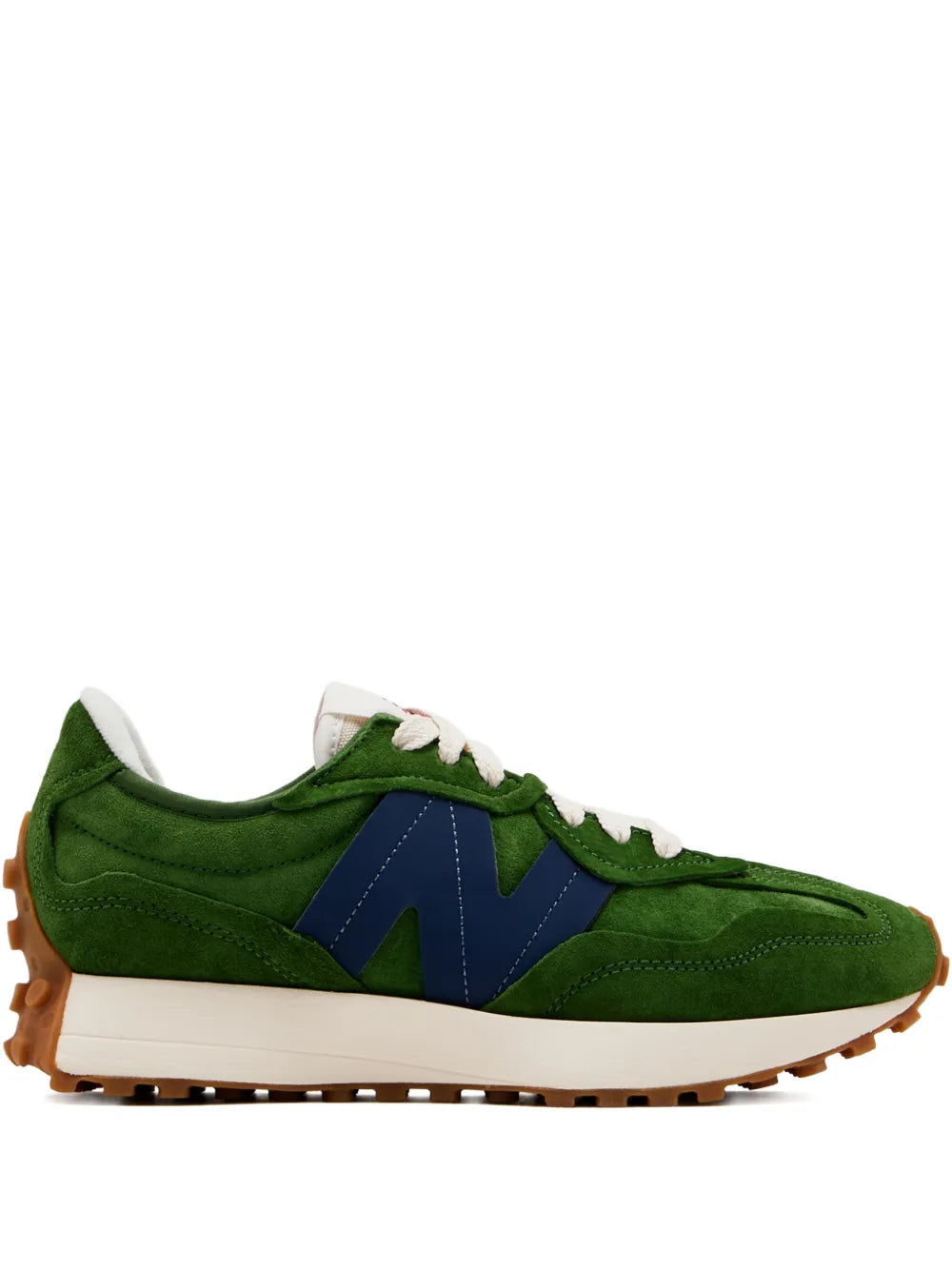 New Balance 327 Suede Lace-Up Sneakers Grazuv Mart