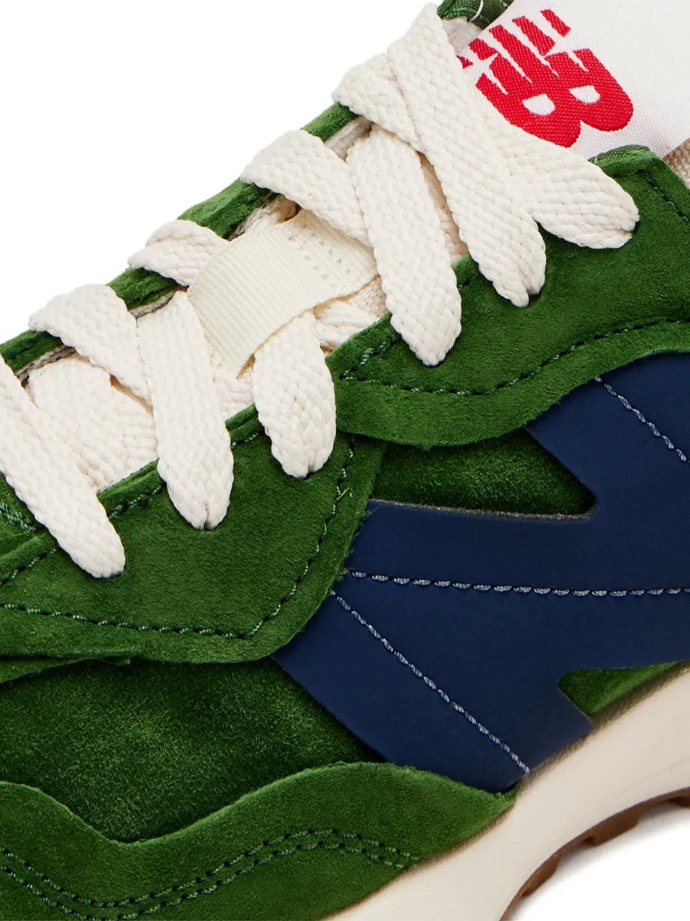 New Balance 327 Suede Lace-Up Sneakers Grazuv Mart