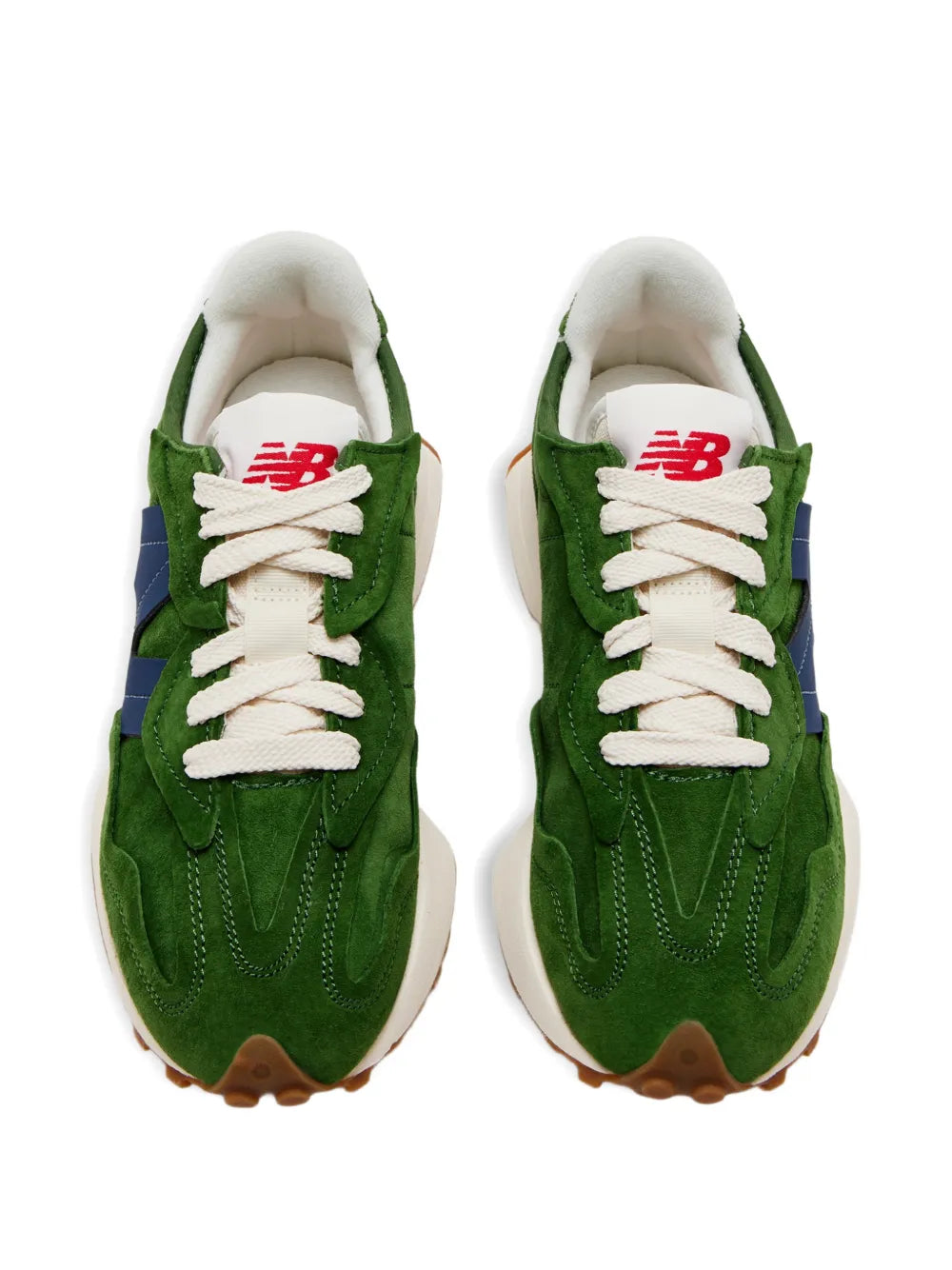 New Balance 327 Suede Lace-Up Sneakers Grazuv Mart