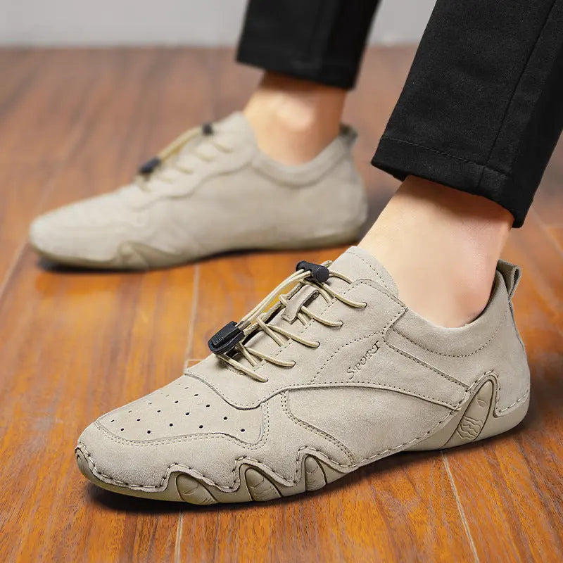 Summer Handmade Slip-on Men's Shoes.