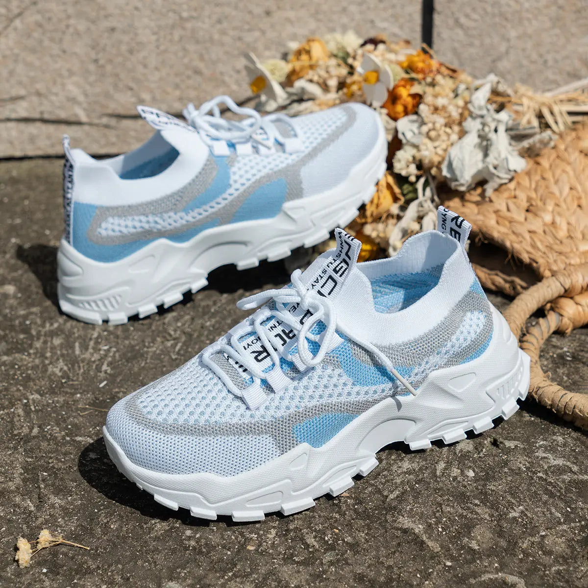 Dad Shoes, Casual, Lightweight, Soft-soled Student Shoes.
