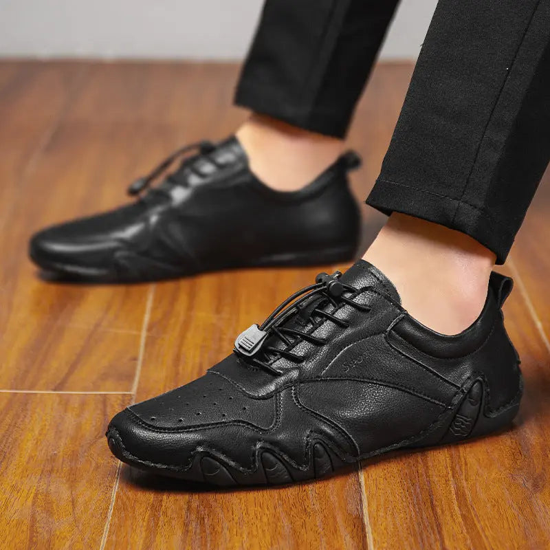 Summer Handmade Slip-on Men's Shoes.