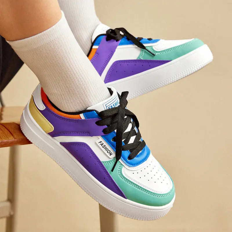 Womens Fashionable Casual Breathable Non-slip Sneakers.
