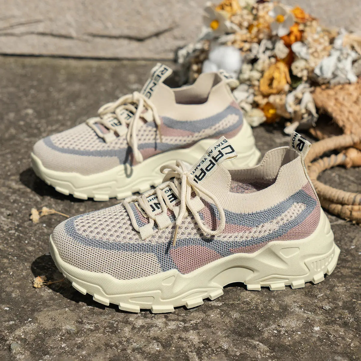 Dad Shoes, Casual, Lightweight, Soft-soled Student Shoes.