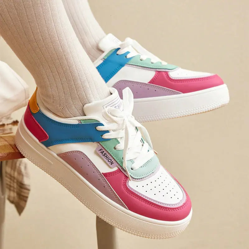 Womens Fashionable Casual Breathable Non-slip Sneakers.